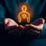 Protecting Human Potential A Glowing Symbol of Care and Support