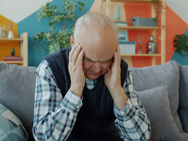 Can-You-Get-Disability-Benefits-for-Depression-or-Anxiety-in-Pennsylvania-2 An elderly man holds his head in his hands
